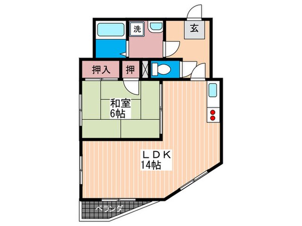 第2メゾン庚午の物件間取画像